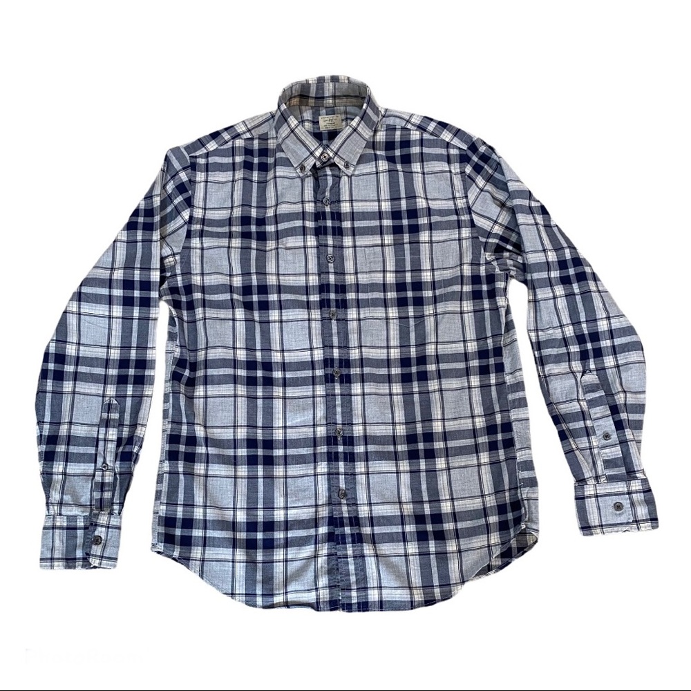 J.Crew Plaid Long Sleeved Button Down Shirt Size:M